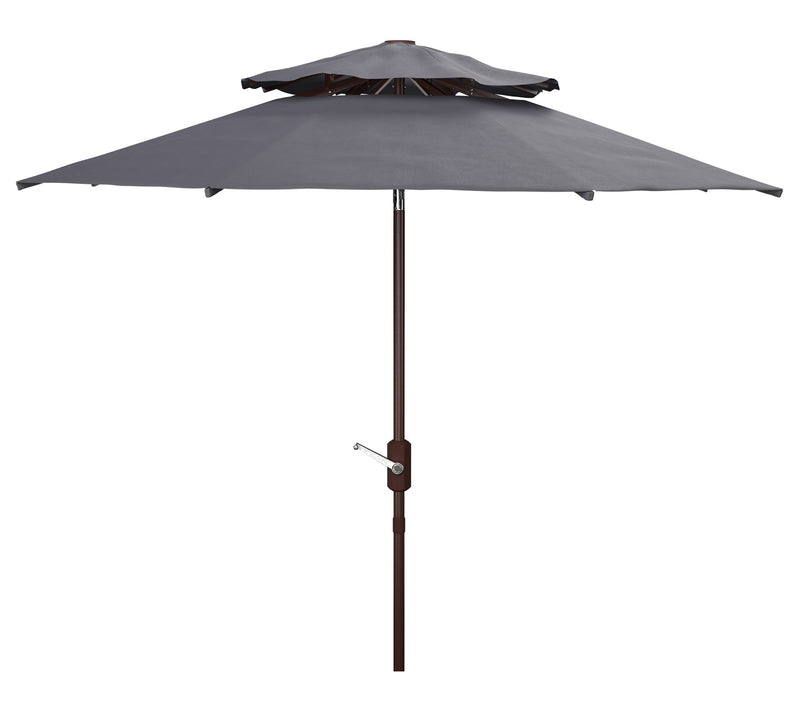 Safavieh Athens 9' Double Top Crank Umbrella — Main view