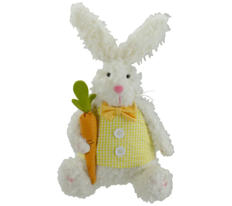 Northlight 14" Sitting Easter Bunny Rabbit w/Carrot — Main view