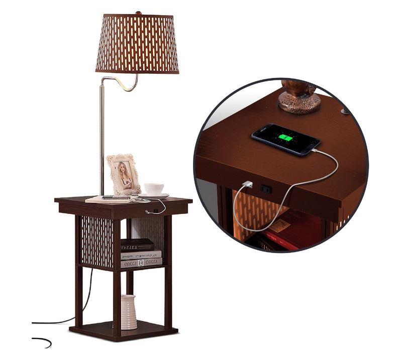 Brightech Madison 56" LED Shelf Table Lamp — View 13
