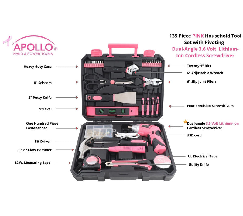 Apollo 135-Piece Household Tool Kit — View 5