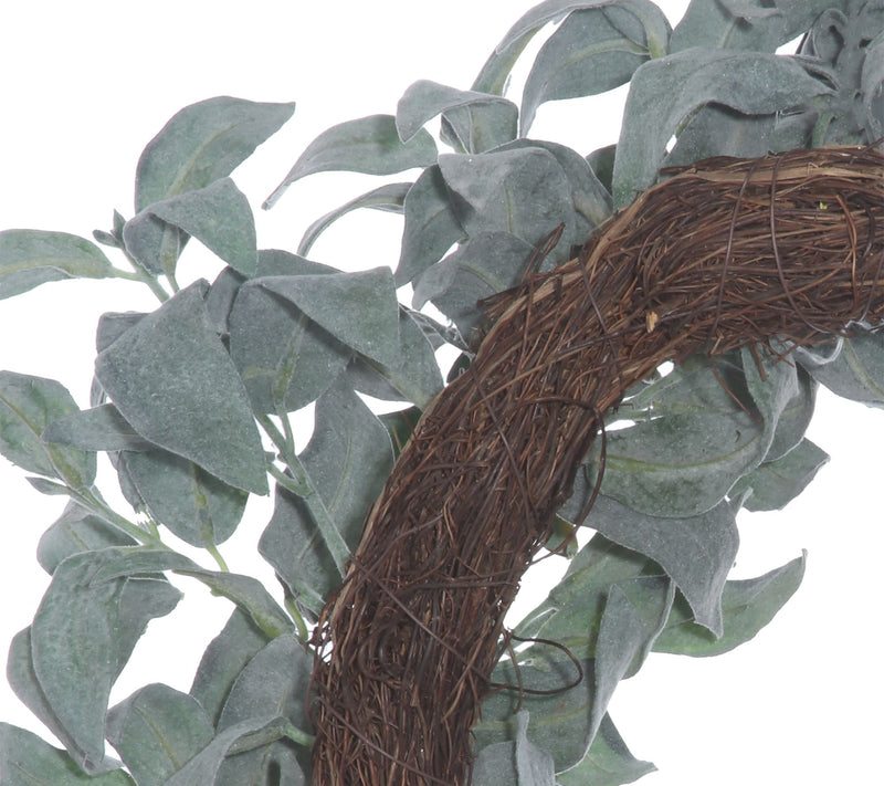 Flocked Salvia Wreath 16" by Valerie — View 5