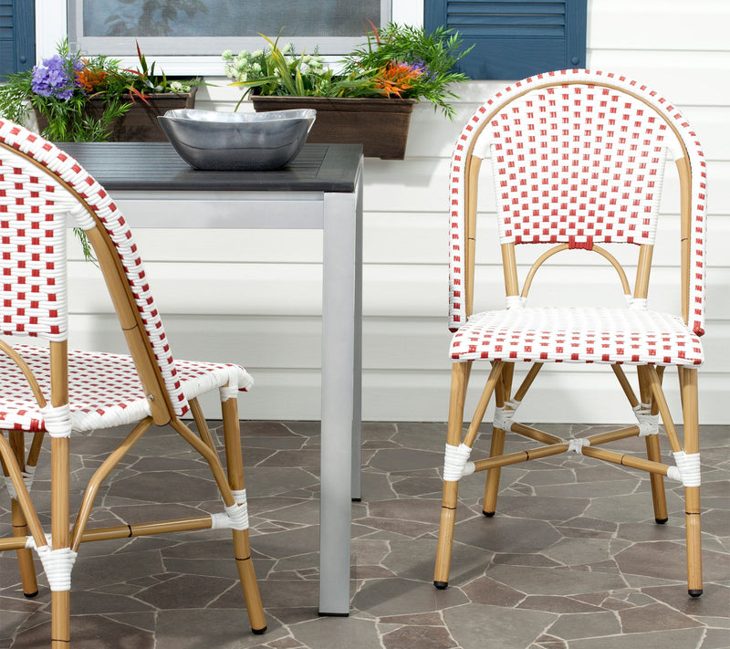 Safavieh Salcha Outdoor French Bistro Chairs - Set of Two — View 7