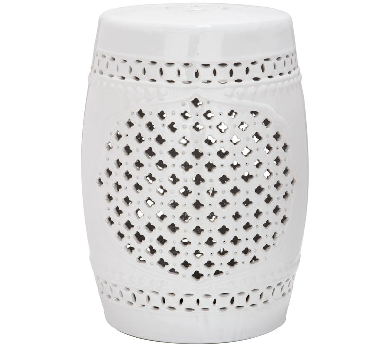 Quatrefoil Garden Stool by Valerie — View 5