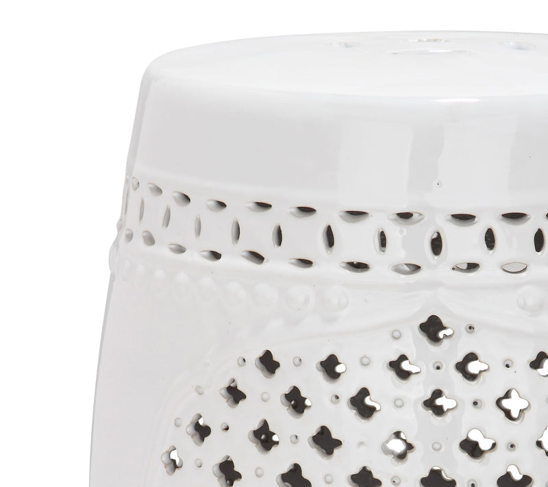 Quatrefoil Garden Stool by Valerie — View 6