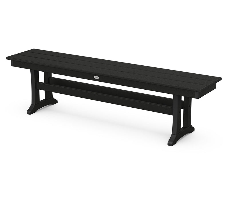POLYWOOD Farmhouse Trestle 65" Bench — View 3