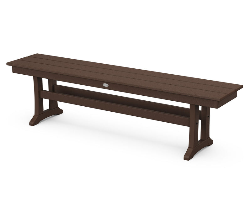 POLYWOOD Farmhouse Trestle 65" Bench — View 7