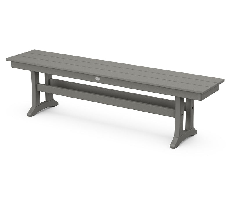 POLYWOOD Farmhouse Trestle 65" Bench — View 11