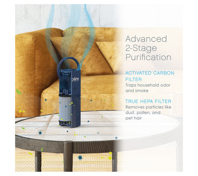 Pure Enrichment Pure Zone Mini Portable HEPA Air Purifier — View 13