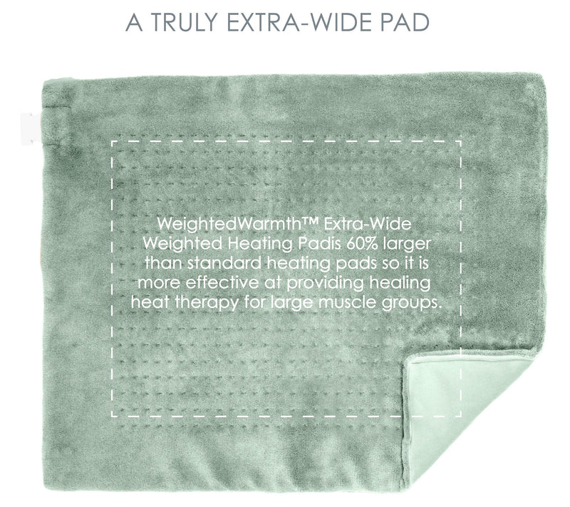 Pure Enrichment Weighted Warmth Extra Wide Heat ing Pad — View 8