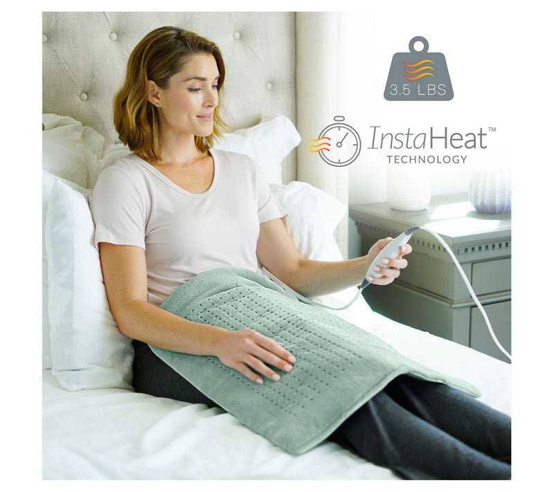 Pure Enrichment Weighted Warmth Extra Wide Heat ing Pad — View 4