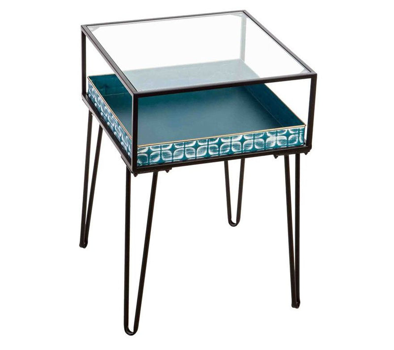 Barbara King 26 " Metal Glass P otting Table wi th Planter Dish — View 5