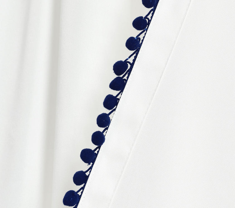 Lush Decor Pom Pom Window Curtain Panel Single50X95 — View 9
