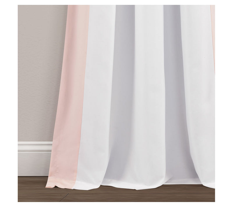 Block Border Window Curtain Panel 40" x 84" byush Decor — View 11