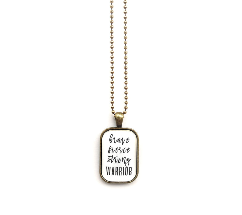 The Vintage Sparrow Warrior Brave Fierce 30" Pe ndant Necklace — View 3