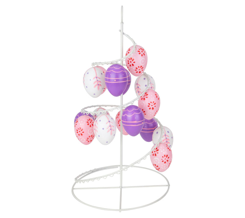 Northlight 14.25" Floral Cut Out Easter Egg Tre e — View 2