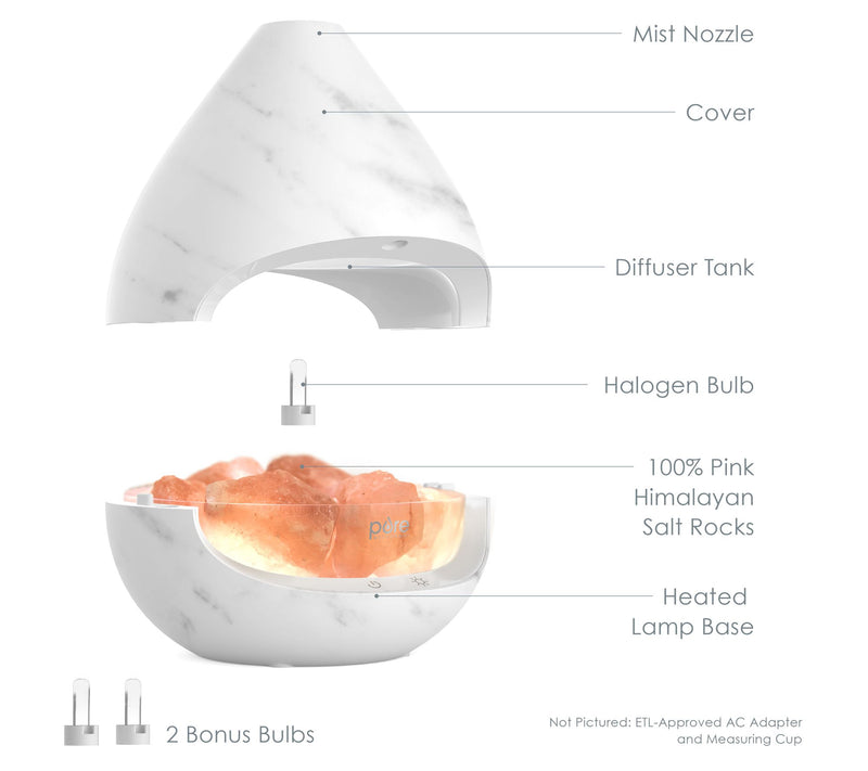 Pure Enrichment Pure Glow Crystal Salt Lamp Diffuser — View 9
