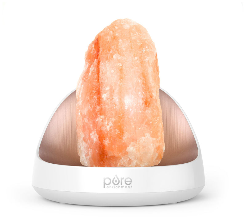 Pure Enrichment PureGlow Himalayan Salt Lamp & Diffuser — View 3