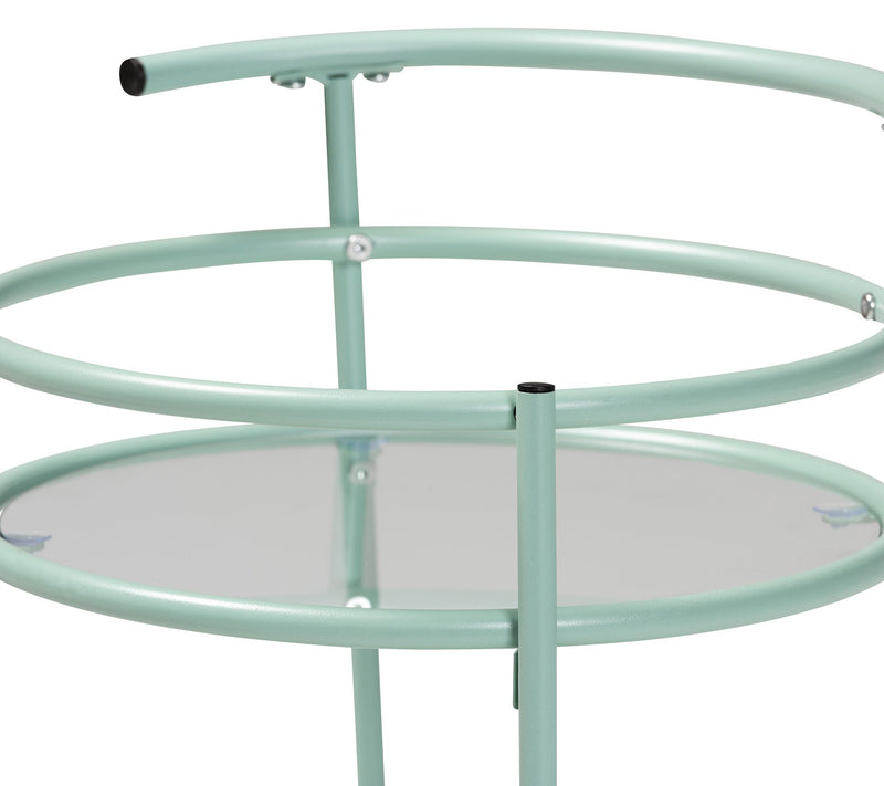 Newell Finished Metal 2-Tier Kitchen Cart — View 6