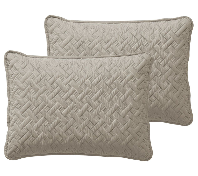 VCNY Nina Embossed Basketweave Quilt Set, Twin — View 16