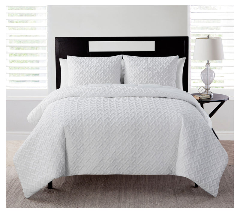 VCNY Nina Embossed Comforter Set, Full/ Queen — View 9