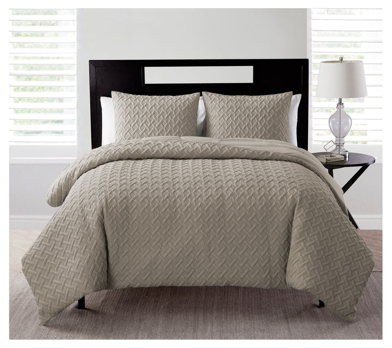 VCNY Nina Embossed Comforter Set, King — View 7