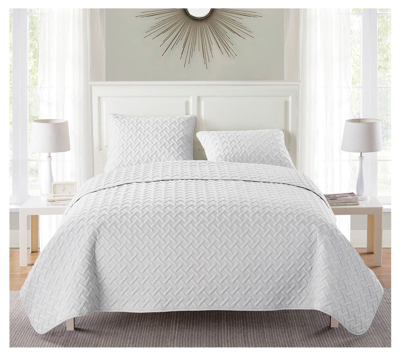 VCNY Nina Embossed Comforter Set, King — View 9
