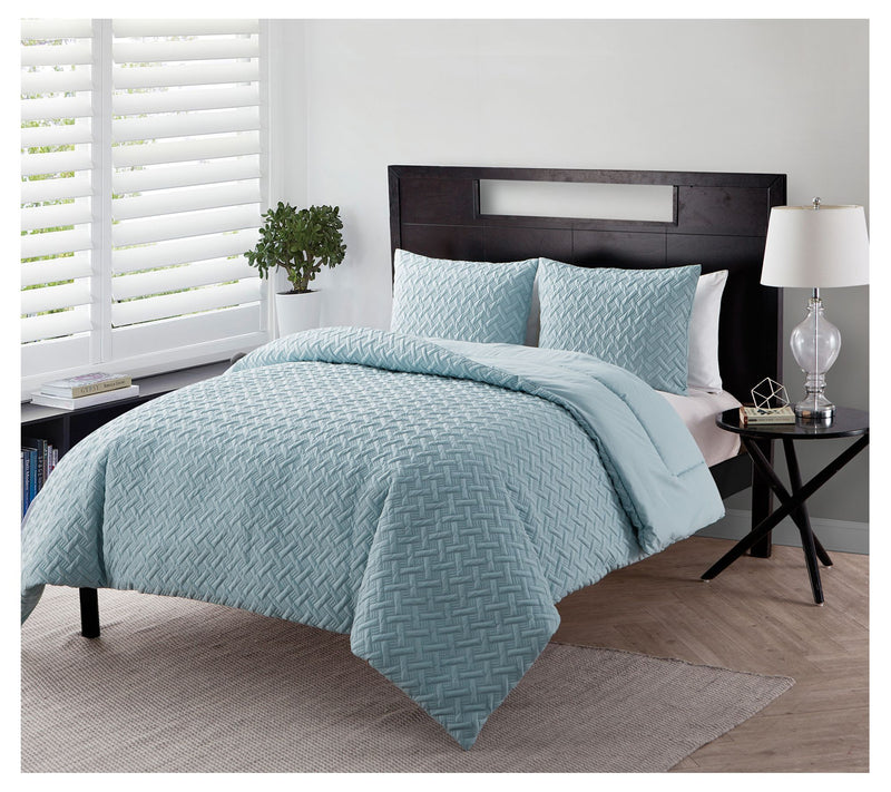VCNY Nina Embossed Comforter Set, King — View 10