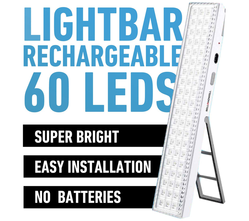 Bell + Howell Rechargeable Light Bar,  PortableLamp w/ Stand — View 4