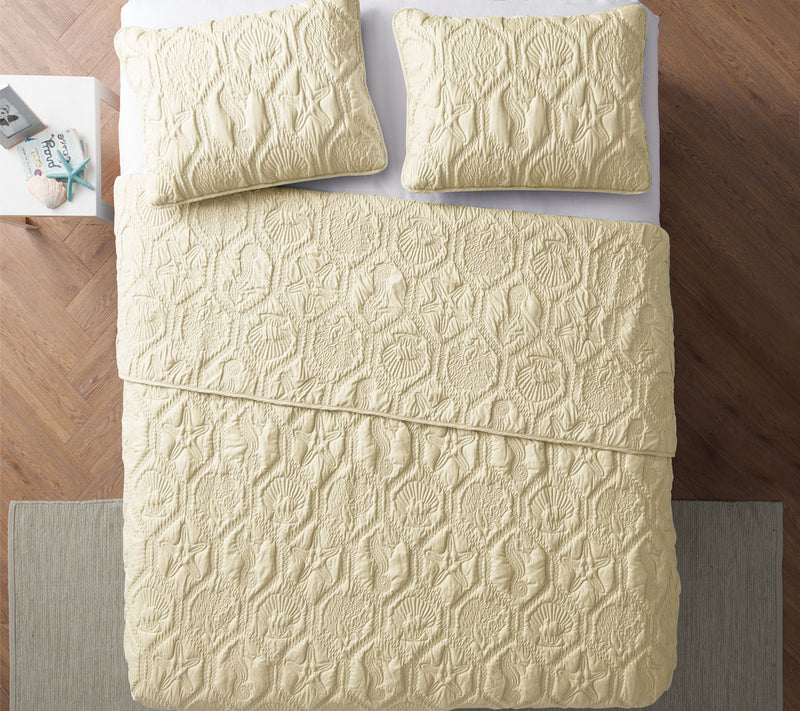 VCNY Home Shore Embossed Quilt Set, Queen — View 13