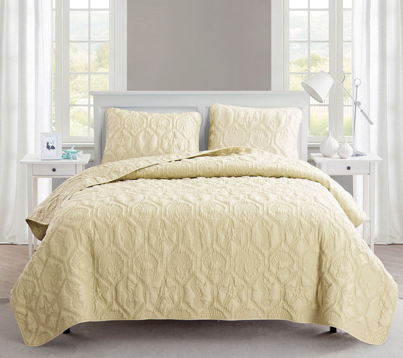 VCNY Home Shore Embossed Quilt Set, Queen — View 9
