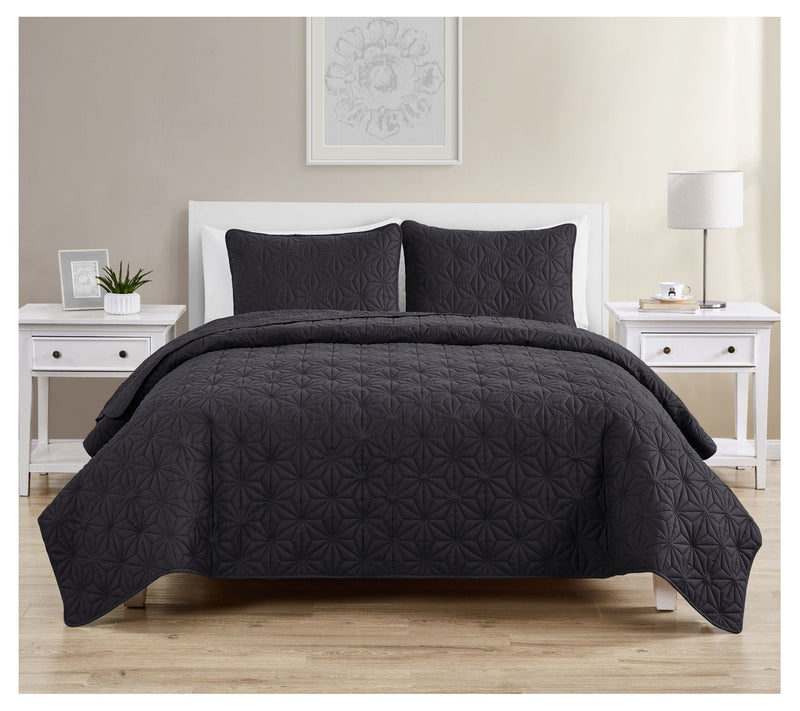 VCNY Home Kaleidoscope Embossed Quilt Set, Full  Queen — View 5
