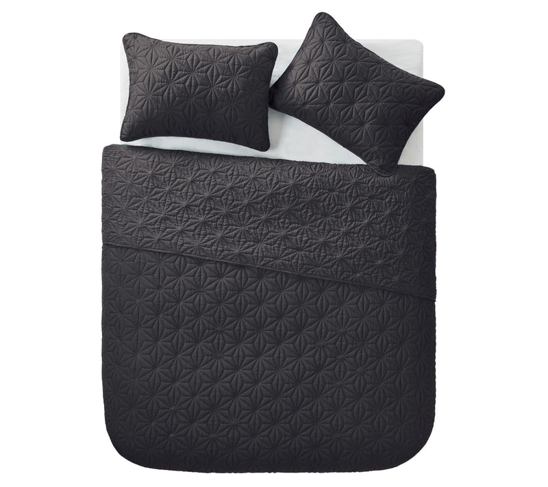 VCNY Home Kaleidoscope Embossed Quilt Set, Full  Queen — View 12