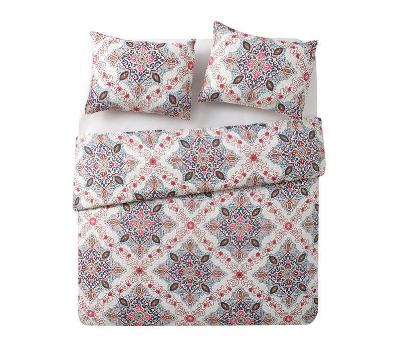 VCNY Home Wyndham Medallion Quilt Set, King — View 6