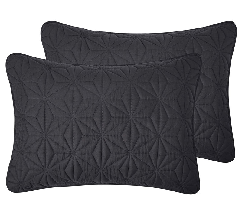 VCNY Home Kaleidoscope Embossed Quilt Set, King — View 12