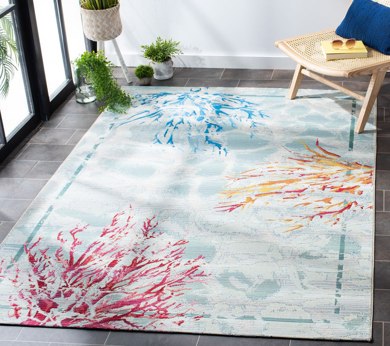 Safavieh Barbados 535 Outdoor 5'-3" X 7'-6" Rug — View 5