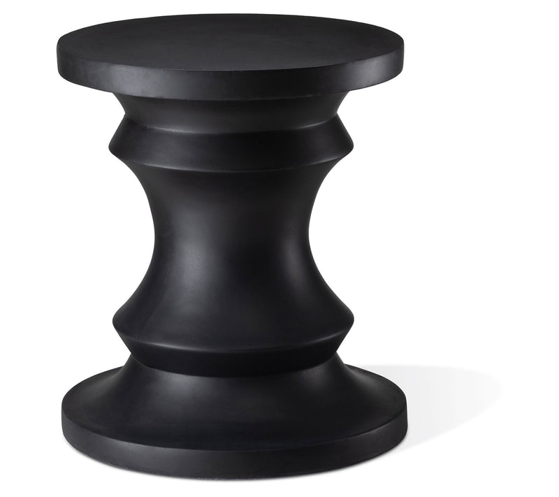 Glitzhome MultiFunctional Chess Inspired GardenStool or Stand — Main view