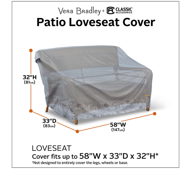 Vera Bradley Patio Loveseat Cover — View 3