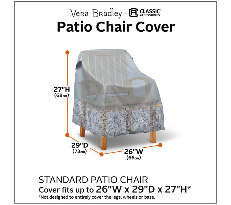 Vera Bradley Patio Chair Cover, 26"x 29"x 27" — View 3