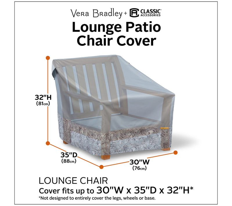 Vera Bradley Lounge Patio Chair Cover — View 6
