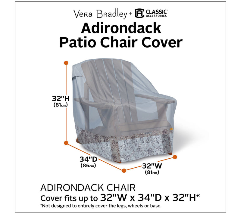 Vera Bradley Adirondack Patio Chair Cover — View 5