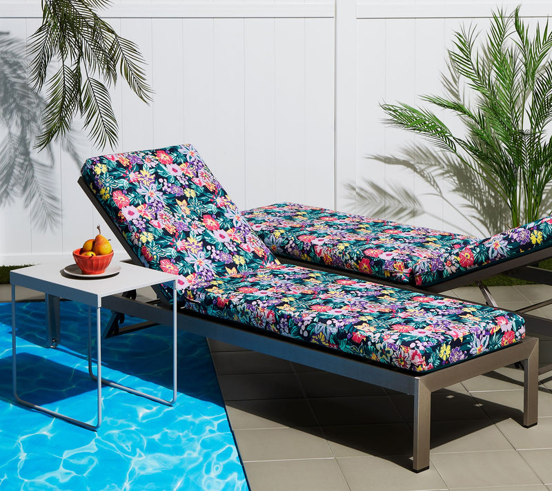 Vera Bradley Patio Chaise Lounge Cushion — View 13