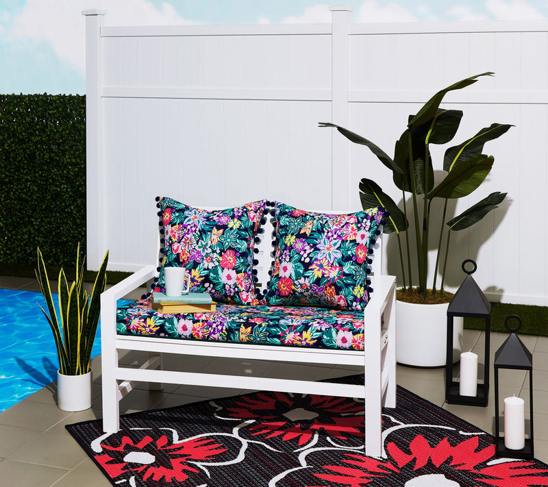 Vera Bradley Patio Bench Cushion 54x18x3 — View 11