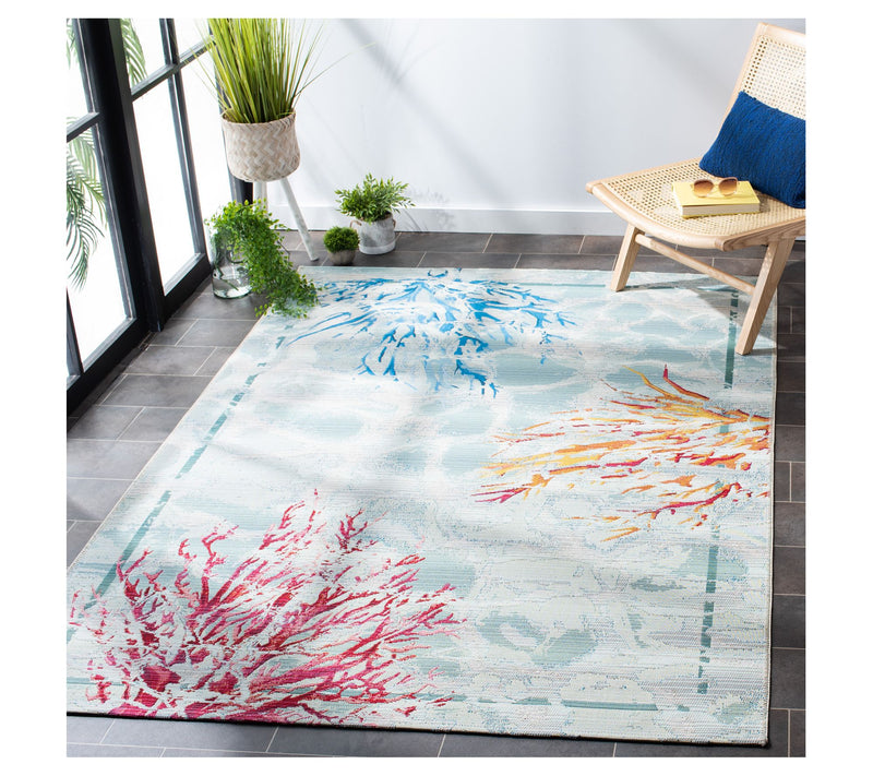 Safavieh Barbados 535 Outdoor 6'-6" x 9'-4" Rug — View 5