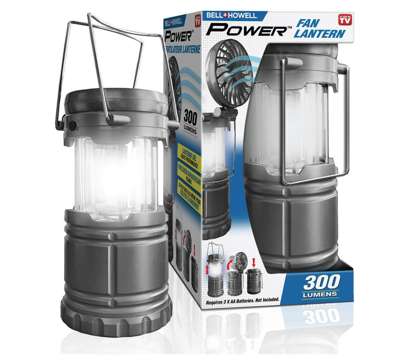 Bell + Howell Collapsible Portable Power Fan Lantern 300 Lumen — Main view
