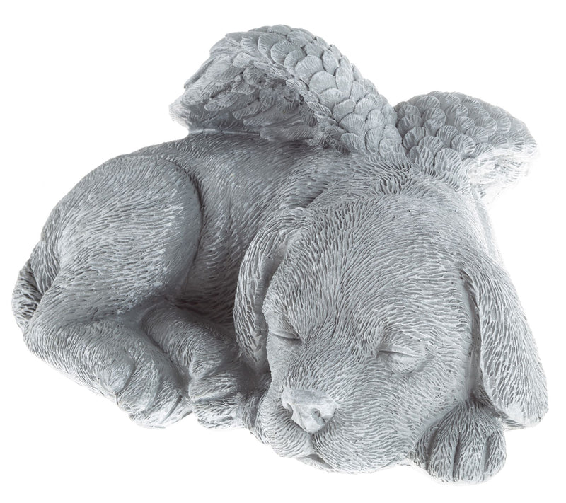 Pure Garden Sleeping Angel Puppy Keepsake Sculpture — View 5