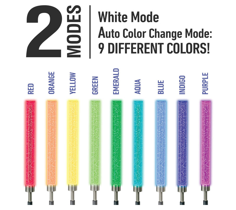 Bell + Howell Solar Powered Color Changing Glimmer Sticks 4pk — View 4
