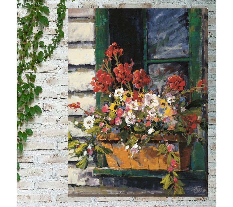 West of the Wind Window Of Color Outdoor CanvasArt 30x40 — View 4