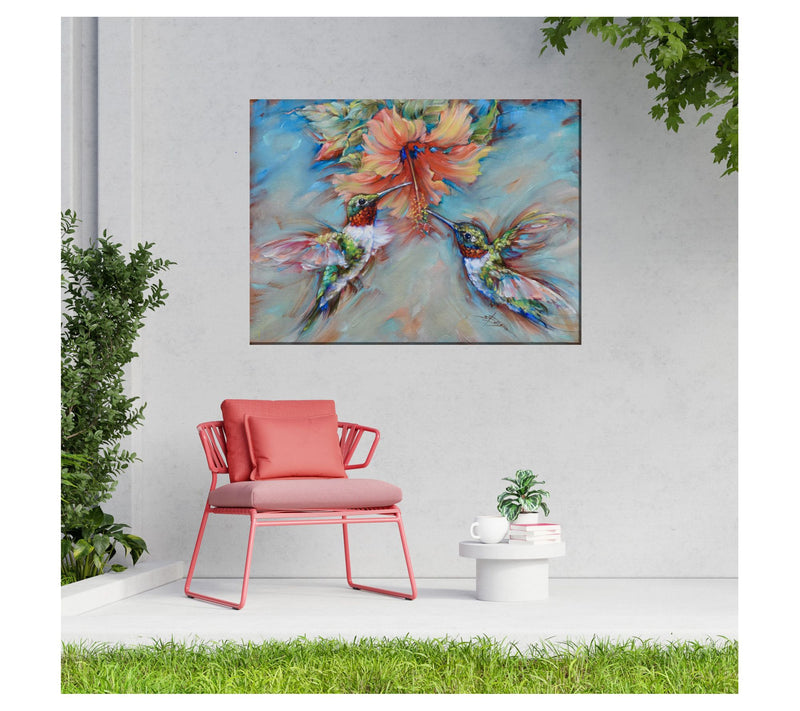 West of the Wind Sweet Harmony Outdoor Canvas At 40x30 — View 4