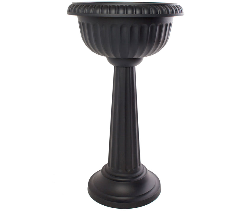 Bloem Grecian Urn Tall Pedestal Planter 32" — View 3