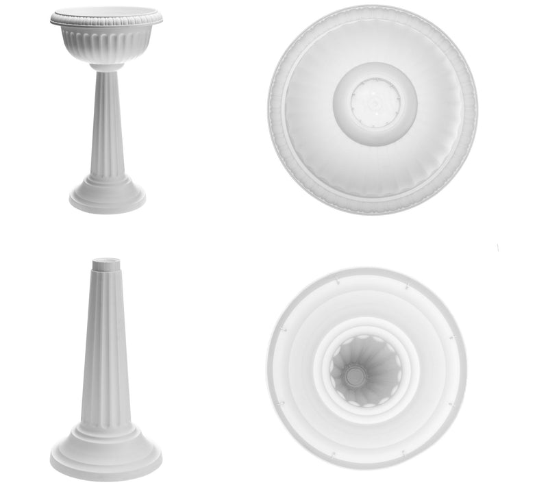 Bloem Grecian Urn Tall Pedestal Planter 32" — View 14
